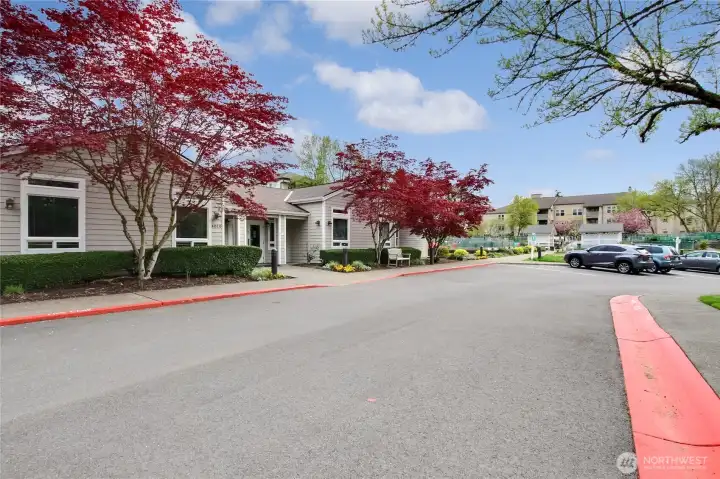 Library and North Community Building.