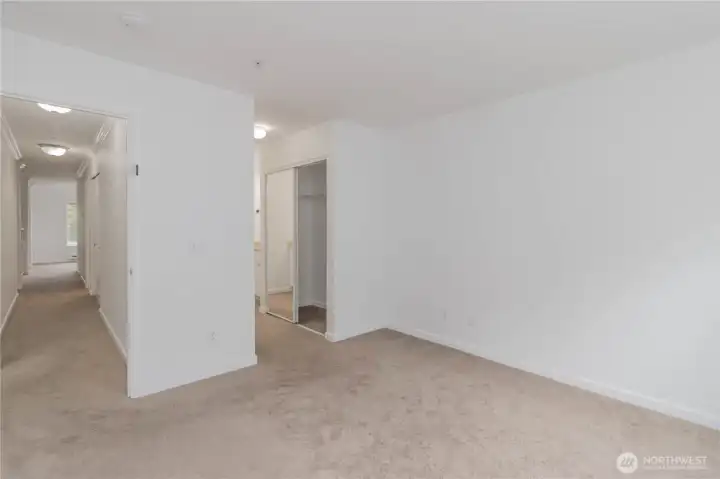 Spacious primary suite.