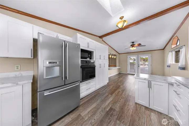 Newer stainless steel refrigerator