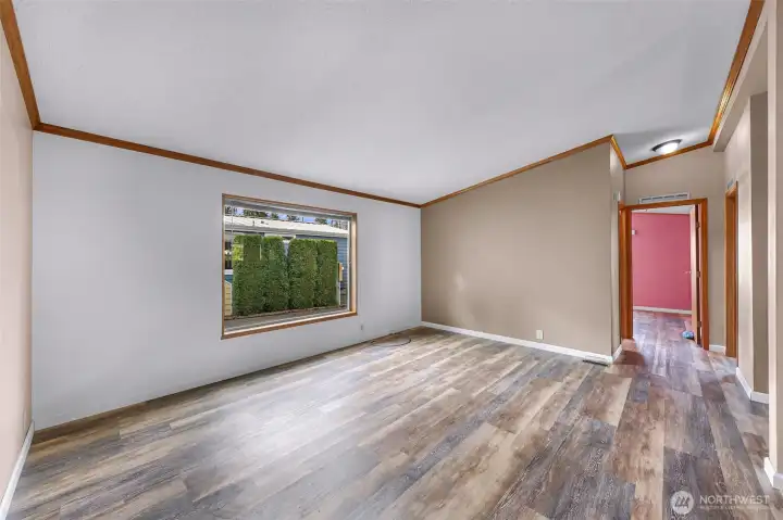 Large bright main living area