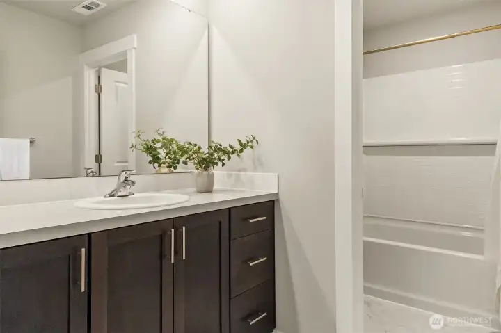 Second full bath upstairs