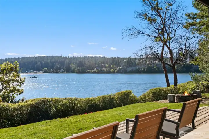 Spend your mornings and evenings on the deck. Spend your mornings and evenings on the deck.