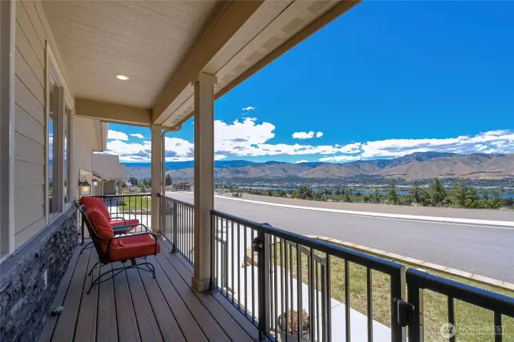 Front deck and views