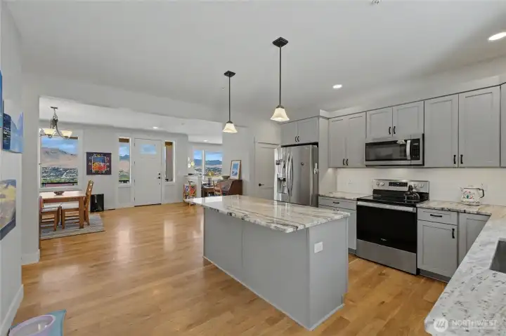 Kitchen with eating space