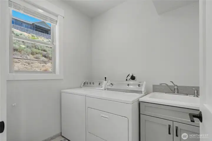 Utility room and sink