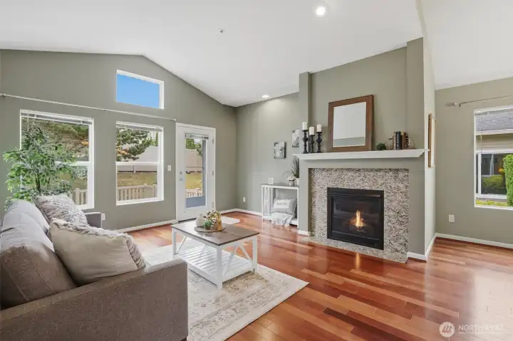 Over sized windows really create a WOW factor.