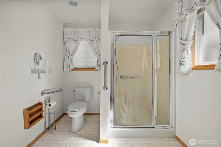 Attached 3/4 bath to primary Attached 3/4 bath to primary