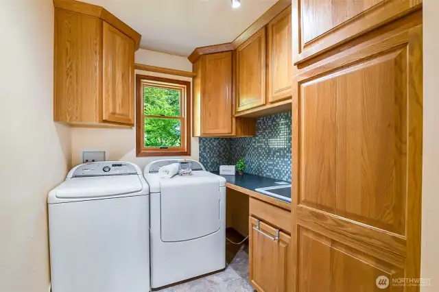 Main level laundry