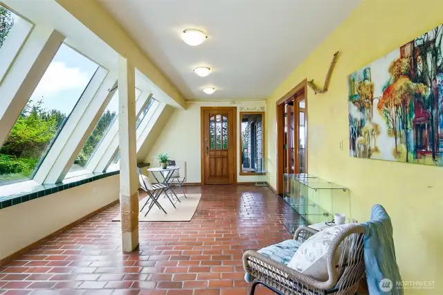 Atrium entry