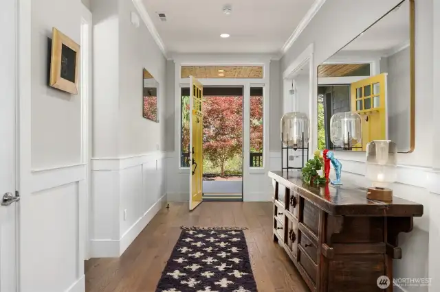 Powder room and coat closet on your left as you exit the home.