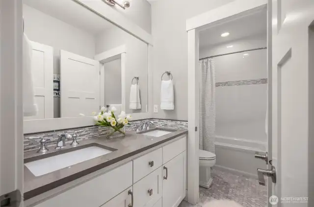 Upstairs hall bathroom