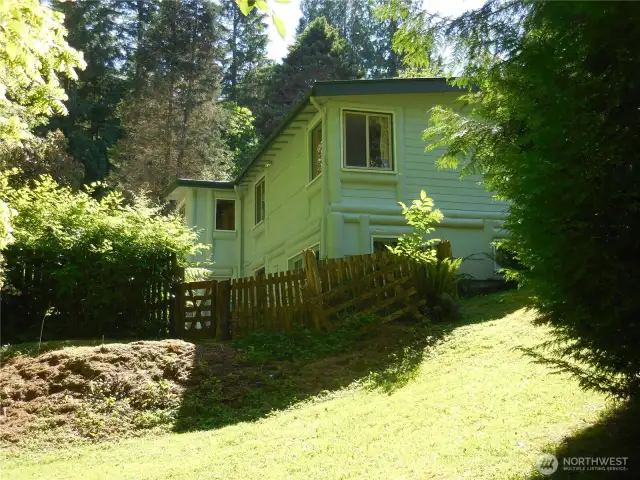 North corner of house.