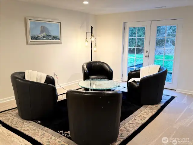Addtional view of the spacious basement for your lounging pleasure.