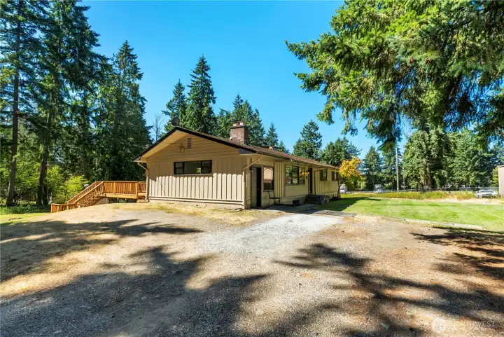 Privacy surrounded by Mature Trees