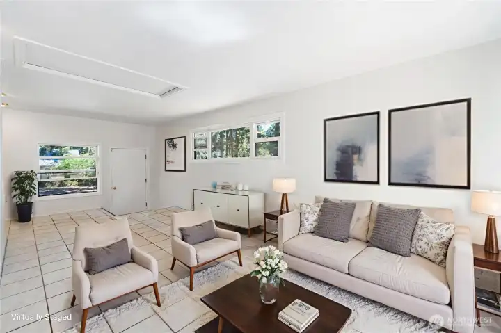 Great Room Virtually Staged