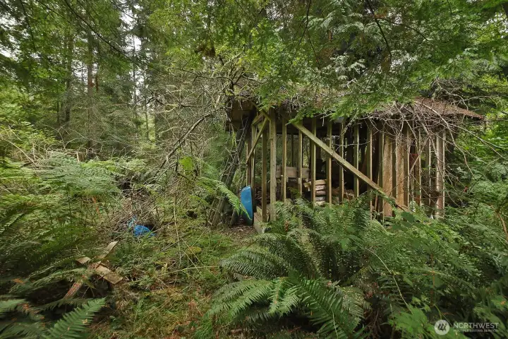 and also a shed for fire storage