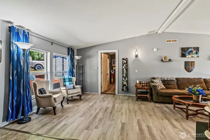 Interior Entry - Primary Suite off the Living Area