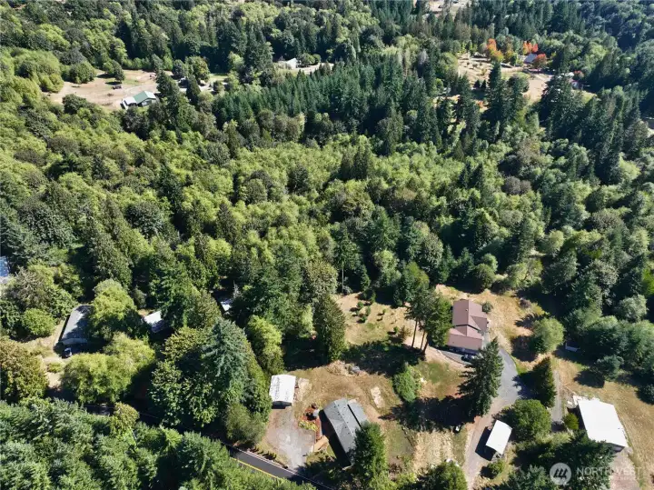 Private wooded surroundings