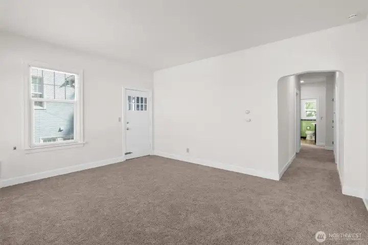 Upper level bedroom (one of three).