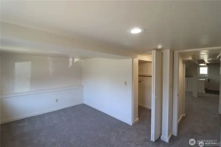 Lower level bedroom.