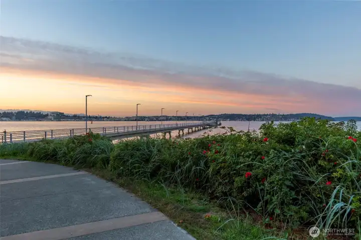 What a beautiful way to end the day at this dock... then head to dinner at Whiskey Gulch.