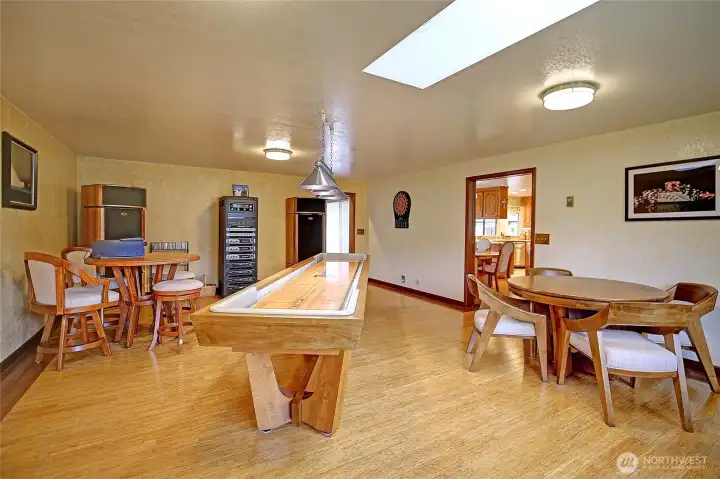 Family room, rec room or game room, lots of options..