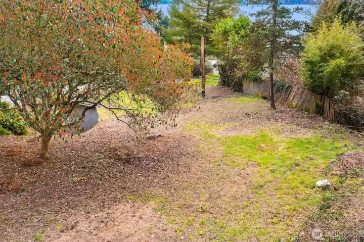 The terraced lot has been cleared and is ready for the next stage of development!