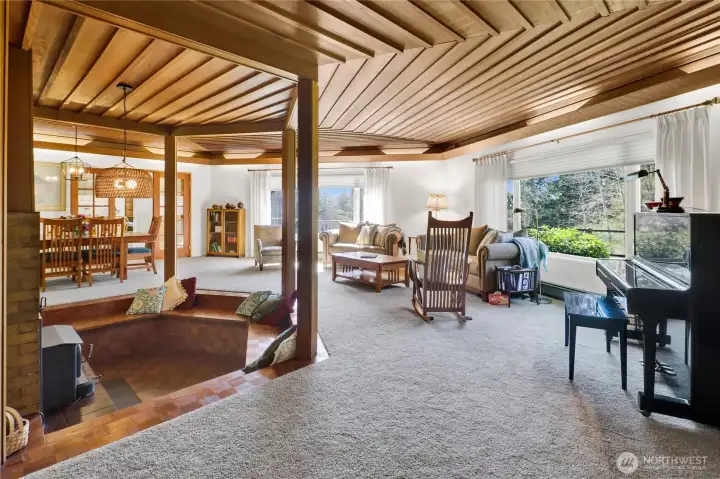 Abundant living spaces.