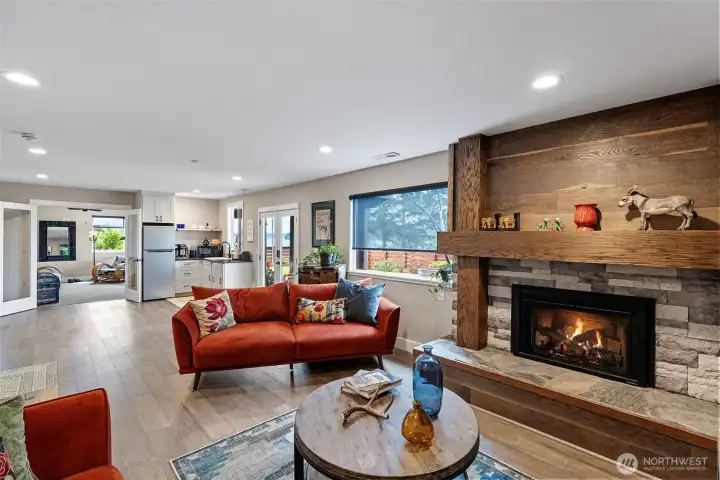 This would make for a perfect multi-generational home, if needed, as this space has its own kitchenette and mutiple bedrooms.