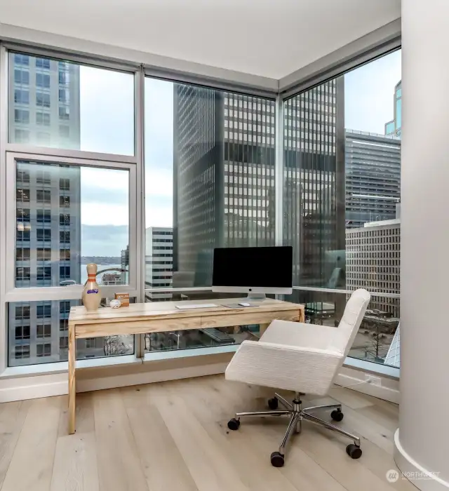 Office Area With Captivating West Facing Views