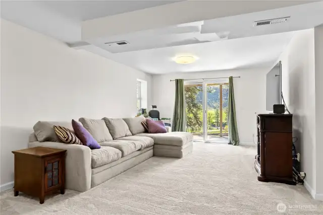 Downstairs living area