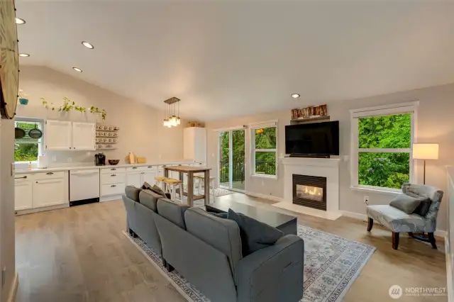 Living room from entry