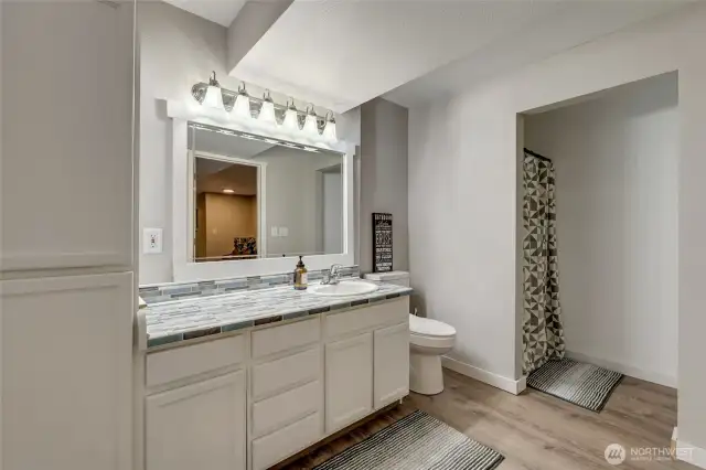 Bathroom in basement
