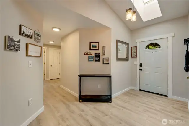 Looking towards entry from Living room