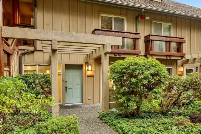 Main Floor entry and front patio.