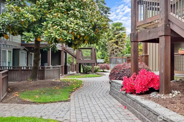 meticulously maintained community and common areas