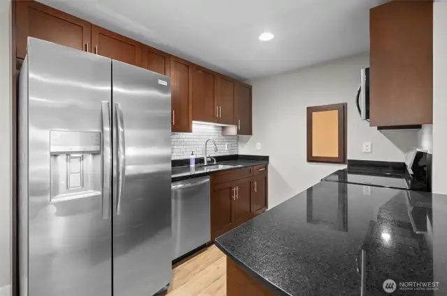 All new appliances stay for the new owners