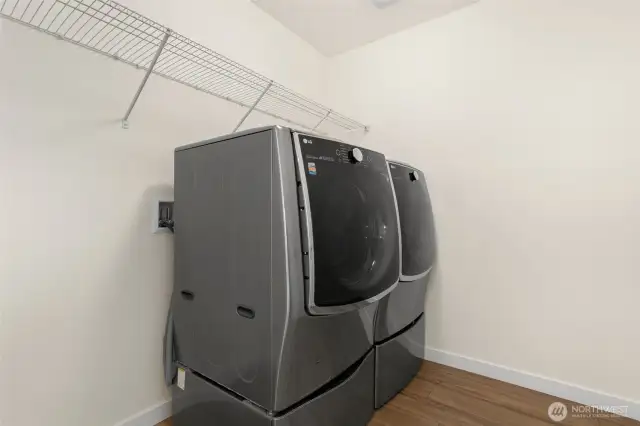 Storage closet on main living level
