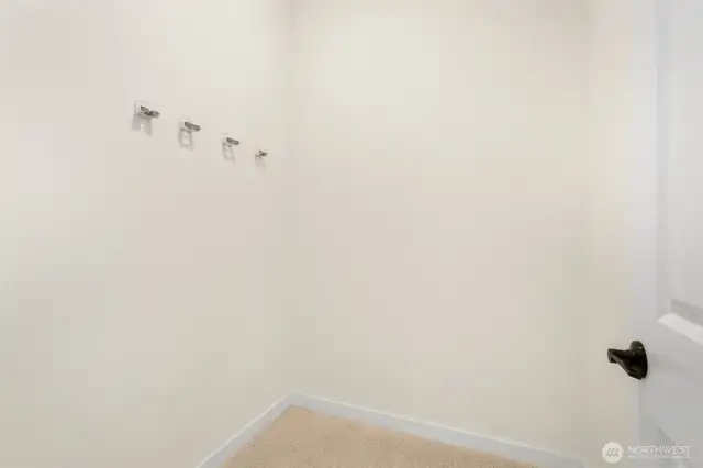 Storage closet on main living level