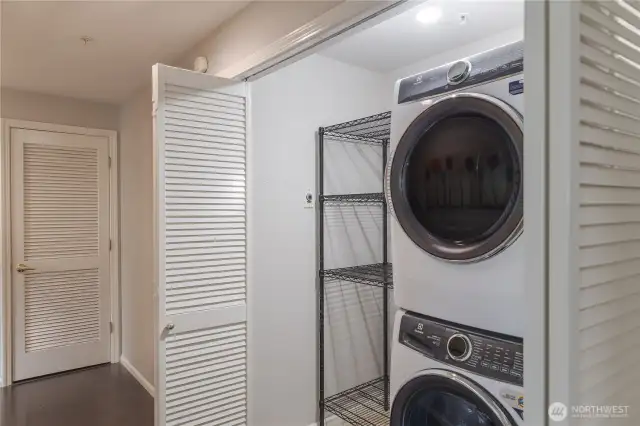 In home laundry.