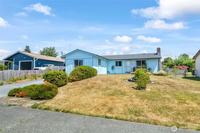 Spacious front yard & newer roof