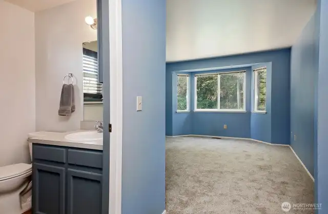 Primary bathroom.