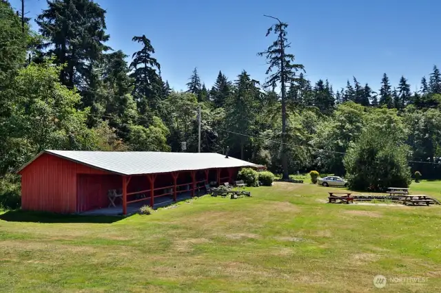 Community storage space available for rent.