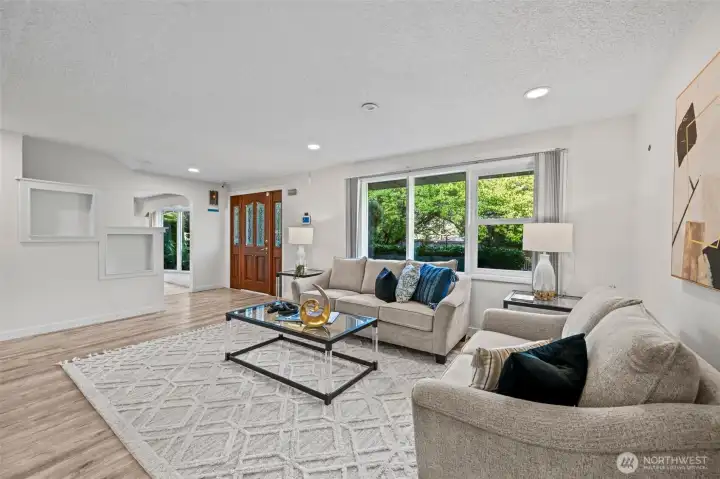 Sunlit comfort meets modern charm.