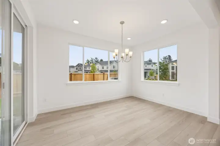 SUNROOM or DINING AREA -Representation of home - not actual home.