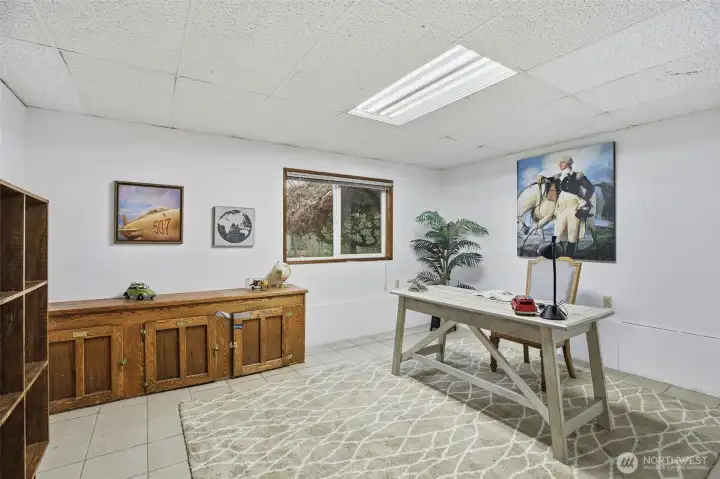Large Lower level office