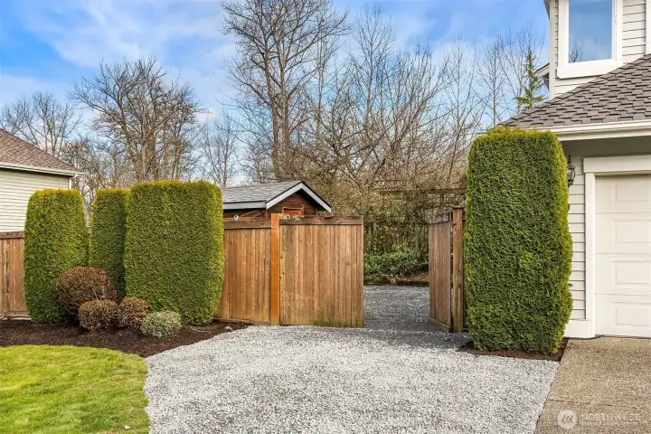 Boat Storage Or Smaller RV - hide it behind here.