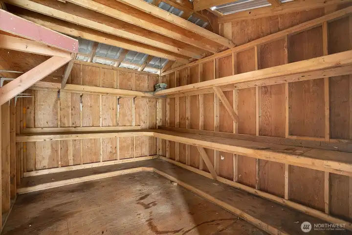 Basement adjacent storage room