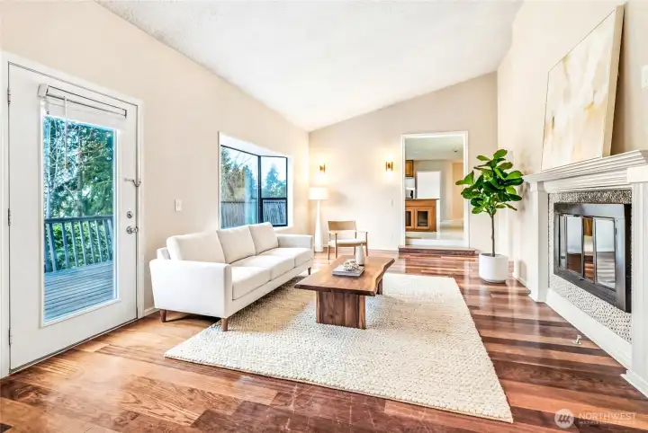 Living room. Virtually Staged.