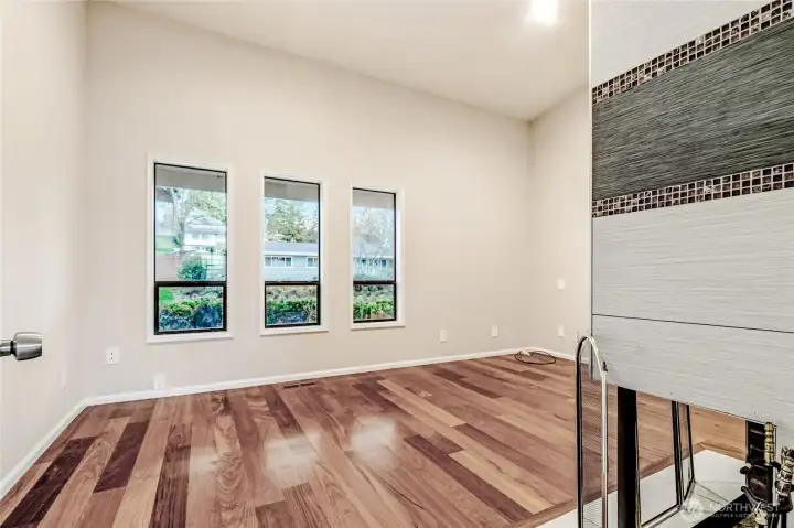 Family room on main level.